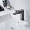 Смеситель Shevanik S4601T на раковину оружейная сталь