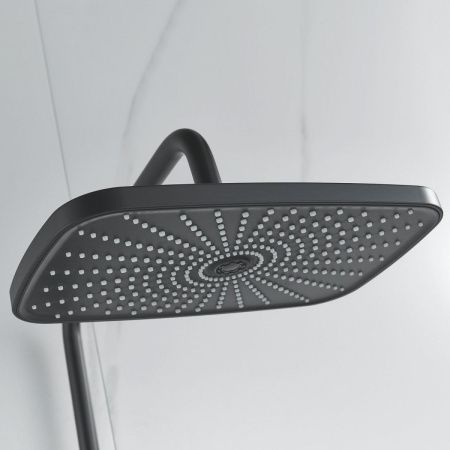 Душевая стойка Raffine F3685H настенная цвет черный