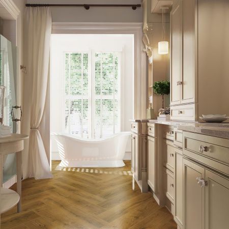 SPC ламинат CronaFloor Herringbone 2.0 Дуб Анже H016 Т092552 толщина 0,45 см 42 класс 640х128