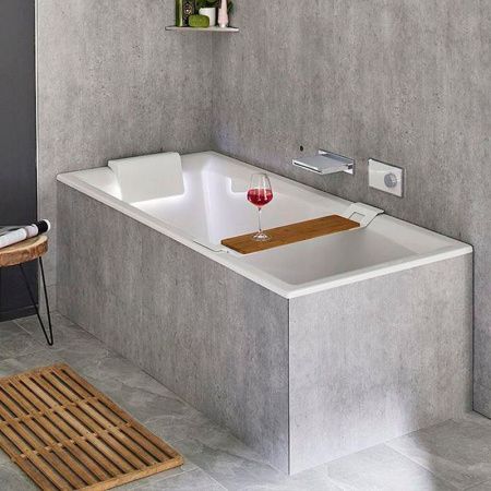 Ванна акриловая Riho STILL SQUARE B099004005 180х80 пристенная прямоугольная без ножек