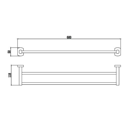 Полотенцедержатель Savol S-009948 - фото 3