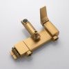 Душевая стойка Shevanik S4226G настенная цвет золото