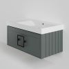 Тумба с раковиной La Fenice CUBO NFNC-01-CUB-G-90-3-90R 90х50 подвесная цвет серый