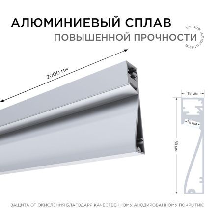 Профиль накладной Apeyron 15919