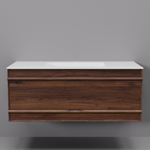 Тумба с раковиной ArtDecco Bridget (Бриджит) ABR10W22S200 100x45x40 подвесная цвет черный орех - фото 5