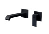 Смеситель для раковины Cezares PORTA PORTA-BLI2-NOP встраиваемый в стену черный