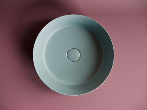 Раковина Ceramica Nova ELEMENT 39 см CN6022MLG накладная цвет зеленый матовый - фото 4