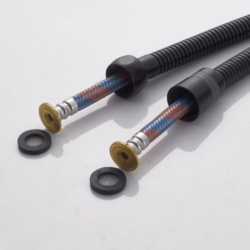 Гигиенический душ со смесителем Shevanik S4105H черный - фото 5