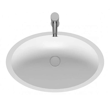 Раковина Riho AVELA OVAL W W016003105 58х36 накладная цвет белый