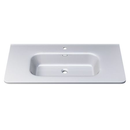 Раковина керамическая Uperwood Monica RMonica90wg 90х50 полувстраиваемая цвет белый