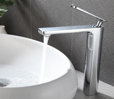 Раковина из санфаянса CeramaLux 9030B 48х34 накладная цвет белый