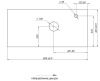 Столешница Aquanet Nova Lite Loft 00261856 90х40 накладная цвет серый