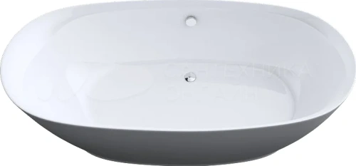 Ванна акриловая Art&Max AM-527-1800-835 отдельностоящая овальная