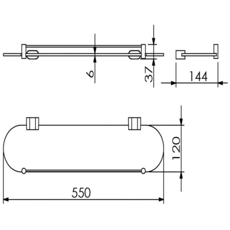 Полка Langberger LUGANO 24051H