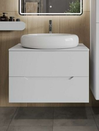 Тумба с раковиной Orange Line Li-80TuwMDF+B08-640W 80х50