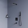 Душевая система RGW Shower Panels 511408371-04 встраиваемая в стену цвет черный с термостатом