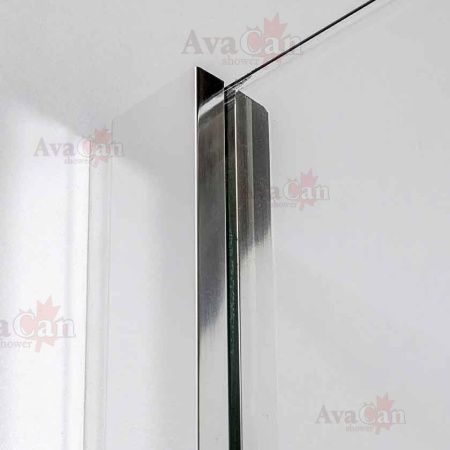 Душевая перегородка AvaCan MC100 100х200 стекло прозрачное профиль хром