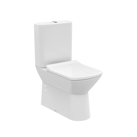 Чаша унитаза напольная Creavit Nova NV361-11CB00E-0000 цвет белый без бачка без сиденья душевой смыв