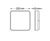 Уличный потолочный светильник Italline IT60 IT6012