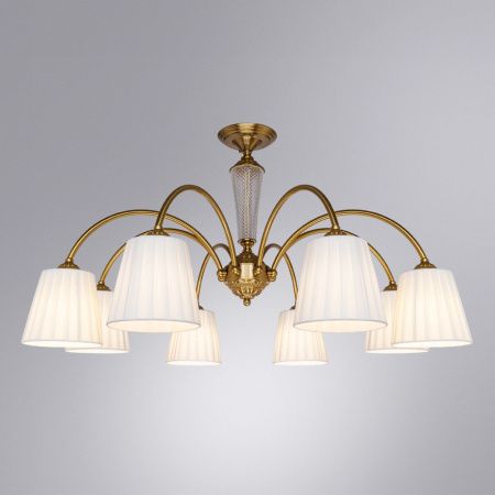 Люстра потолочная Arte Lamp GRACIE (ГРАЦИЕ) A7301PL-8PB