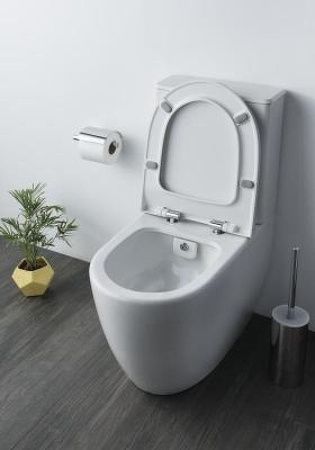 Унитаз напольный с бачком Vitra Sento 9830B003-7204 белый с сиденьем микролифт смыв торнадо