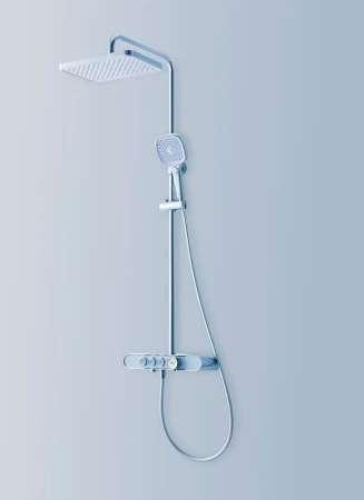 Душевая стойка Arrow AMG13SH855A настенная цвет хром с термостатом