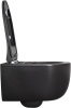 Чаша унитаза подвесная Allen Brau Priority 4.31002.31 цвет черный матовый без сиденья безободковая каскадный смыв