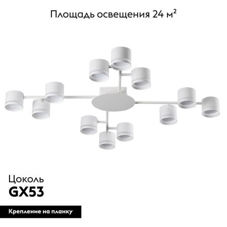 Люстра потолочная Lumion Gareta (Гарета) 8235/12C
