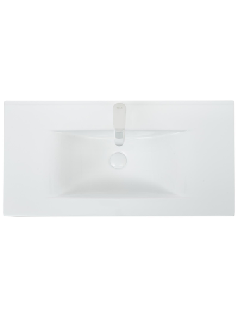 Раковина из сантехнического фаянса WeltWasser WW SK 10000004631 50 см встраиваемая цвет белый 1 отверстие под смеситель