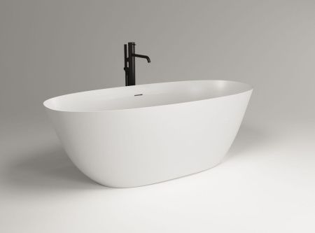 Ванна из искусственного камня Plumberia Selection Veloma VELOMA 170BO 170х75 отдельностоящая овальная с ножками
