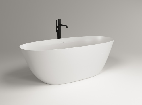Ванна из искусственного камня Plumberia Selection Veloma VELOMA 170BO 170,5x75 отдельностоящая овальная - фото 3