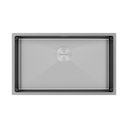 Мойка кухонная Paulmark NEXT 74 UNI PM217444-BS 74х44 брашированная нержавеющая сталь