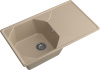 Кухонная мойка Granfest Unique U-840L песочный 84х50 цвет бежевый поверхность матовая