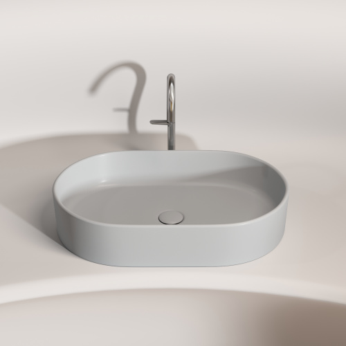 Раковина Ceramica Nova ELEMENT 61 см CN6048MSG накладная цвет серый матовый - фото 3