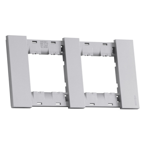 Рамка двухместная Meiton Soft Touch (Софт Тоуч) AA4802M2AS - фото 2