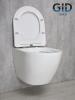 Унитаз подвесной Gid Convexo 61107Y белый с сиденьем микролифт безободковый смыв торнадо