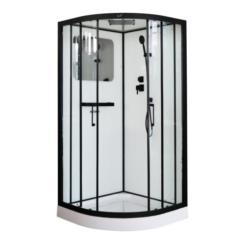 Душевая кабина Cerutti SPA VIVA91B 90х90 четверть круга с крышей