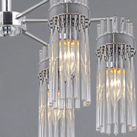 Люстра на штанге Illumico IL0761-6CSQ-25 CR GENOA
