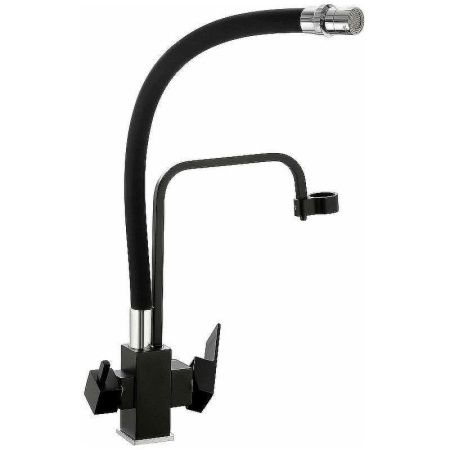 Смеситель для кухни Haiba HB76857 на мойку черный