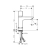 Смеситель Hansgrohe Talis E 71718000 на раковину хром