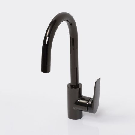 Смеситель для кухни Wasserkraft Glan 6600 6607 на мойку черный