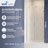 Душевая дверь RGW Hotel (Отель) 350601211-11 110х195 стекло прозрачное профиль хром