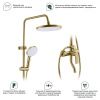Душевая стойка Splenka S50.24.03 настенная цвет золото
