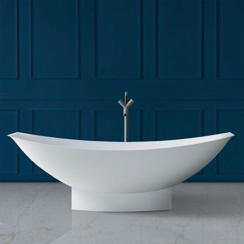 Ванна из искусственного камня Abber Stein AS9610 180х80 отдельностоящая прямоугольная с ножками