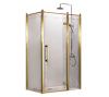 Душевой уголок Azario ONTARIO AZ-NBB1231-R 900 GOLD 120х90 стекло с рисунком профиль золото без поддона