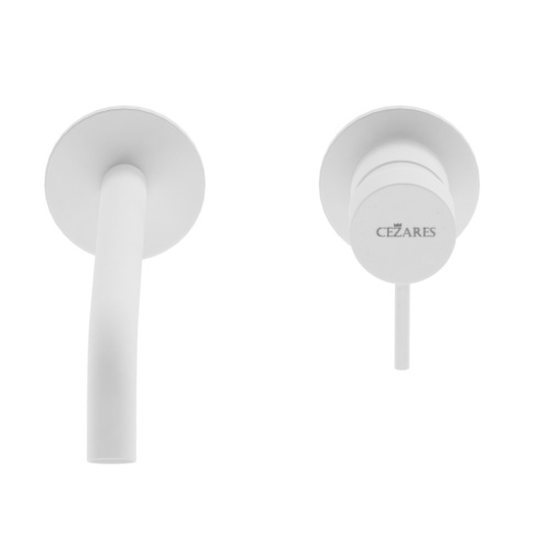 Смеситель Cezares LEAF LEAF-BLI2-20-L-BIO встраиваемый белый матовый - фото 3