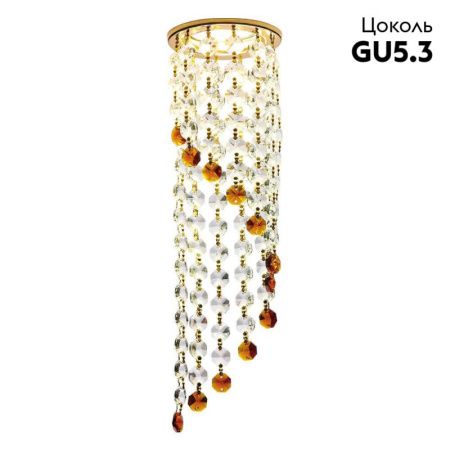 Светильник встраиваемый Ambrella Light Long (Лонг) K3440 CL/BR/G