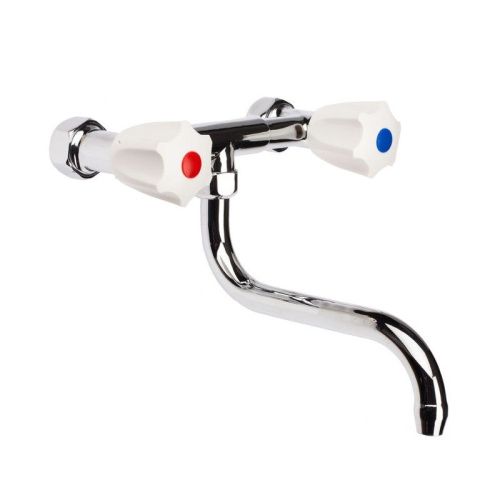 Смеситель для кухни Сантаком 140000с настенный хром - фото 2