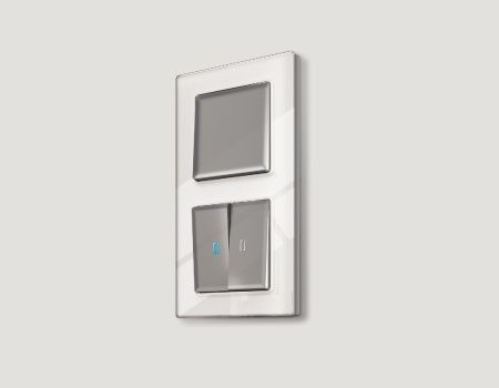 Рамка двухместная Ambrella Volt Platos (Платос) AF330102