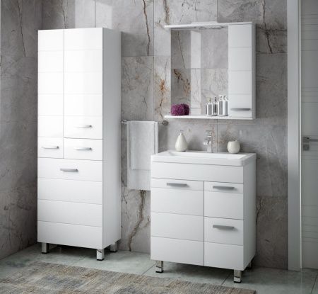 Тумба под раковину Corozo Денвер SD-00000530 60х40 напольная цвет белый